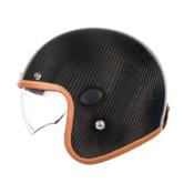 Casque Helstons jet carbon brillant