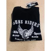 T-Shirt Guns Noir Guns Riders mile speed 