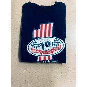 T-shirt Guns Bleu King Of The Race