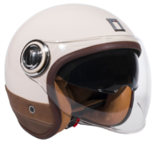 Casque DG heritage Hox cuir crème