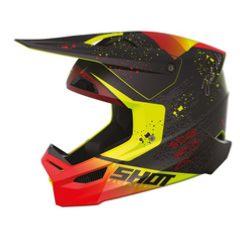 Casque Shot Furious Matrix red