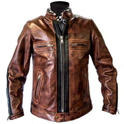 Blouson Helstons Randall Cuir DESTOCKAGE 